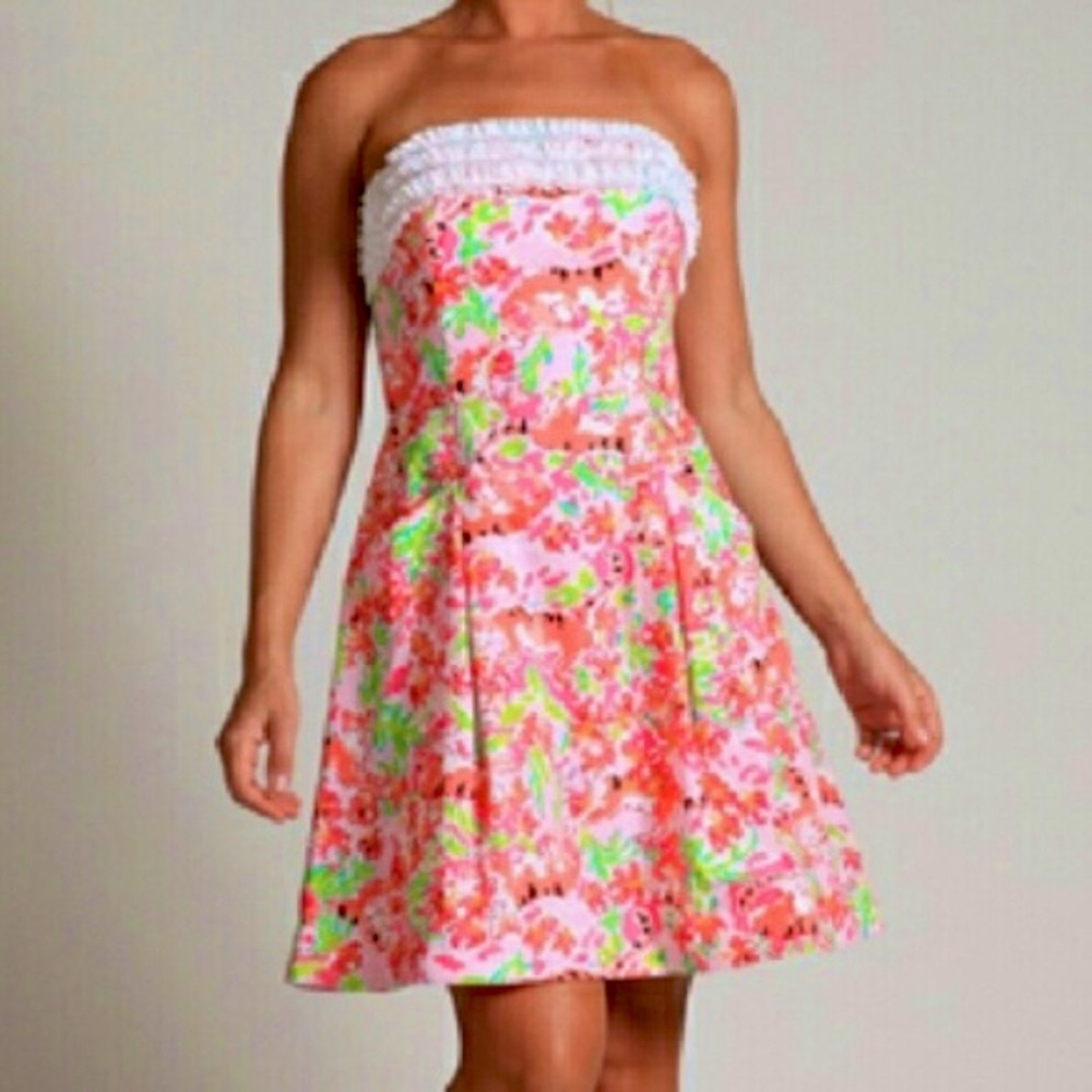 Lilly Pulitzer Call Me Kitty Ferra Dress Size 0 - Picture 7 of 10